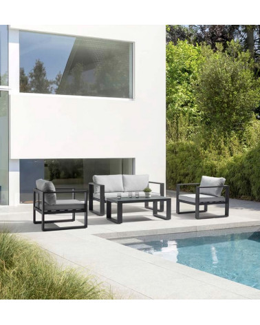Salon de jardin - Niland Noir
