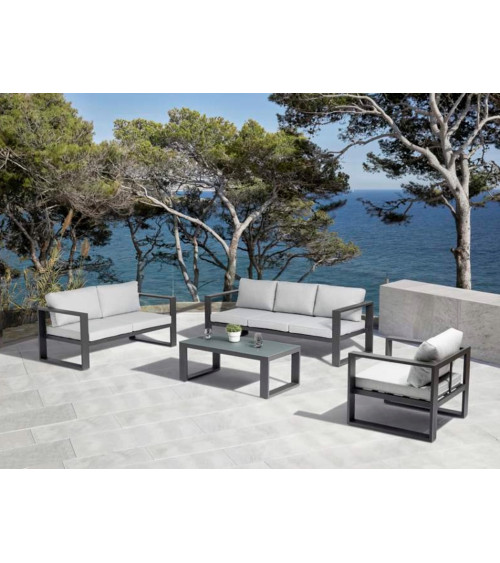Salon de jardin - Niland Noir