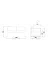 Set da giardino - Niland Nero