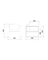 Set da giardino - Niland Nero