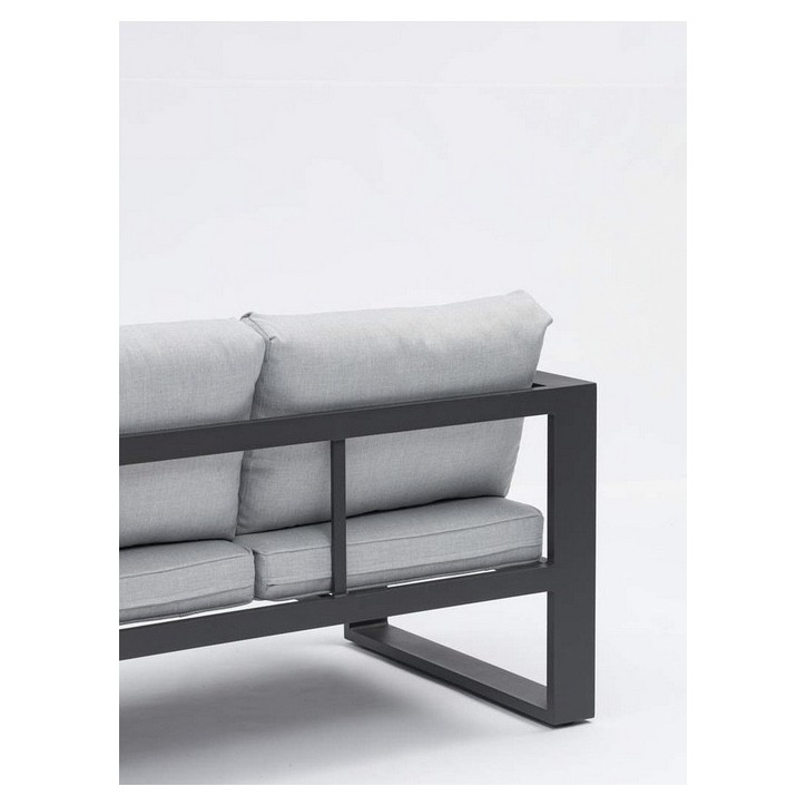 Salon de jardin d’angle - Niland Noir