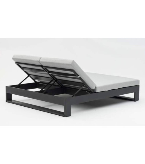 Lettino prendisole duo - Niland Nero