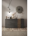 Buffet 3 portes VENUS Titan/Mercury 181 cm
