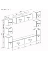 Ensemble meuble TV Box Cuba - 210 cm