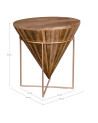 Mesa de centro Hapur 40x43 cm