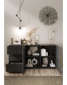 Buffet 2 portes et 3 tiroirs VENUS Titan/Kadiz 181 cm