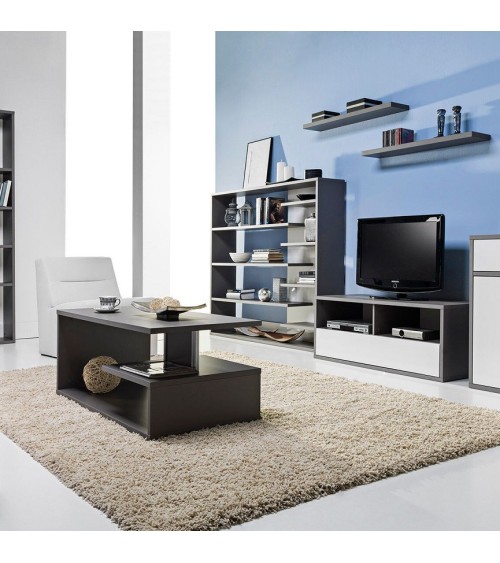 Salon complet  COLIDO gris et blanc