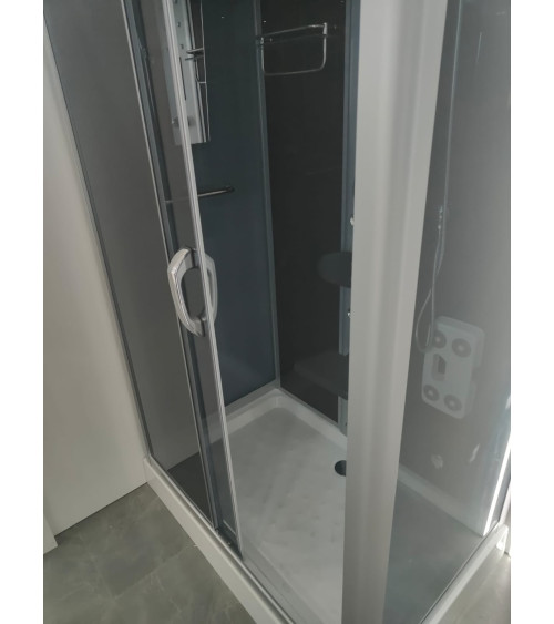 Cabina de ducha Aquasystem 90-90-223 cm hidromasaje - cabina de ducha de diseño - muebles de baño
