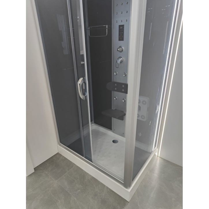 Cabine de douche réversible BULTO 120x80x215 cm