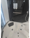 Combiné Baignoire Douche balnéo FLURY 155*155*220 cm