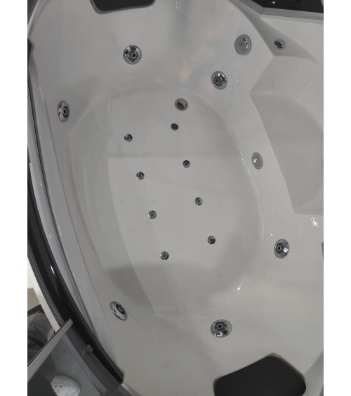 Combiné Baignoire Douche balnéo FLURY 155*155*220 cm