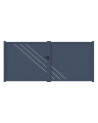 Cancello Andrew 170x300cm – 2 ante in alluminio