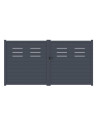 Portail Susan 170x300 cm – 2 vantaux en aluminium