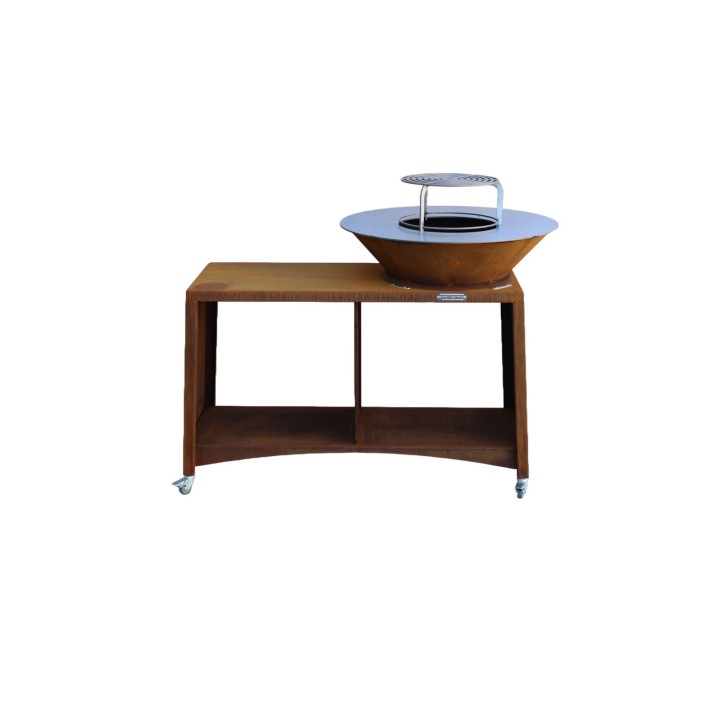 Barbecue FIESTA ISLAND rouille 75 cm