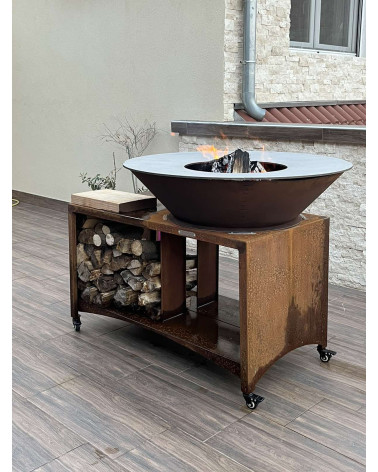 copy of Barbecue FIESTA ISLAND rouille 100 cm