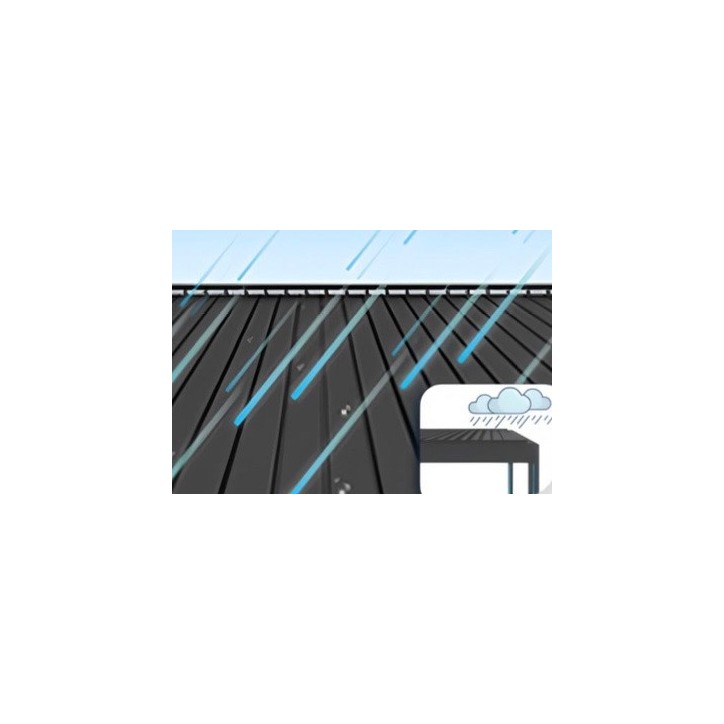 Pérgola / Varanda Annie Branca 3x3 m – em vidro e alumínio