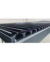 Pergola Angie motorisée bioclimatique 3x3 - 2 stores et éclairage LED