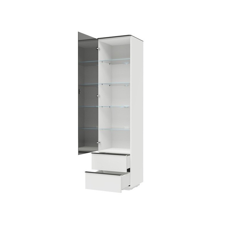 TORINO tammi lasinen lipasto 148cm