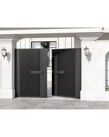 Portail Julie 170x300cm – 2 vantaux en aluminium