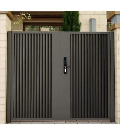 Portillon luis 170x200cm – 2 vantaux en aluminium