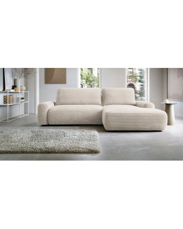 Canapé d'angle convertible ALICANTE MAXI 293 x 185 cm en plusieurs couleurs