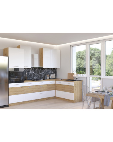 Ensemble Cuisine NINA PREMIUM LINE vert 300 cm