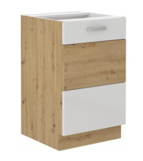 Cucina completa ARTISAN – Bianco e Rovere 285x110 cm