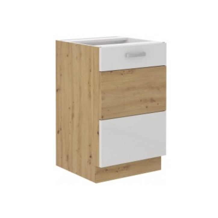 Cucina completa ARTISAN – Bianco e Rovere 285x110 cm