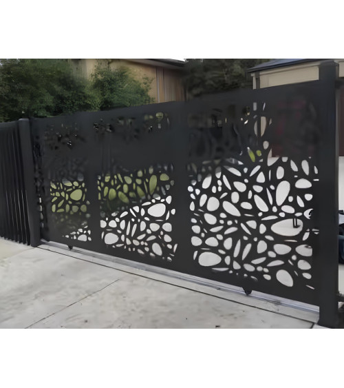 Portail coulissant Florine - 300x160cm en aluminuim
