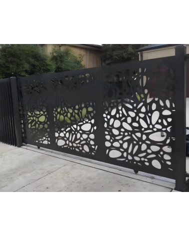 Portail coulissant Florine - 300x160cm en aluminuim