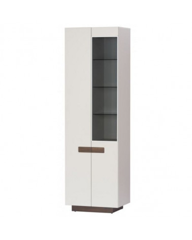 KASHMIR Armadio per porcellane a 2 ante 60 cm bianco