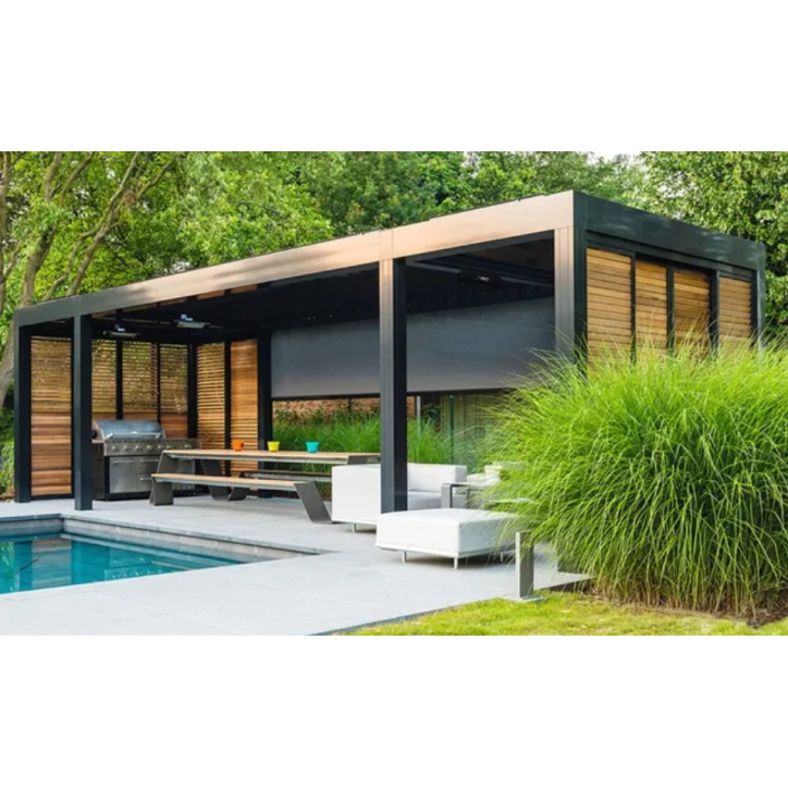 Pergolato Elite 8x3 m in alluminio premium + lamelle motorizzate Pergolato Elite 8x3 m in alluminio premium + lamelle motorizzate