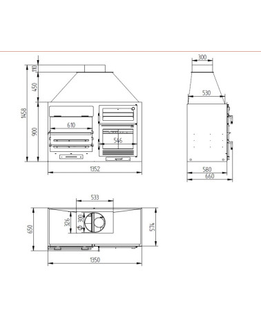 copy of Insert cheminée à bois AUVYS 10 kW
