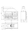 copy of Insert cheminée à bois AUVYS 10 kW