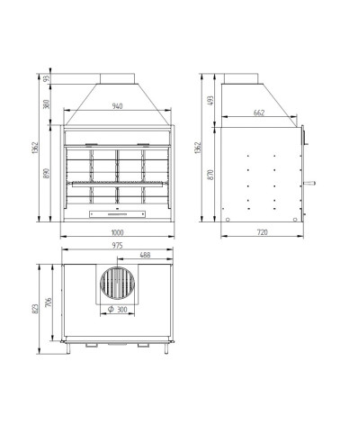 copy of Insert cheminée à bois AUVYS 10 kW