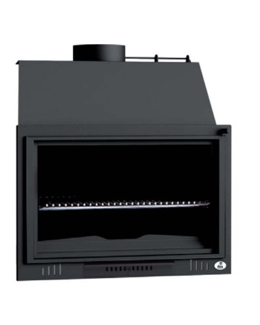 Barbecue Noéline - Foyer ouvert sans porte à bois 80 cm - Cendrier Amovible