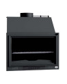 Barbecue Isidore - Foyer ouvert sans porte à bois 100 cm - Cendrier Amovible