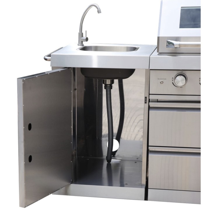 Ulkokeittiö BBQ Élio – 243,5 x 60 x K119 cm