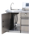 Cuisine d'extérieur BBQ Élio inox - 243,5 x 60 x H119 cm