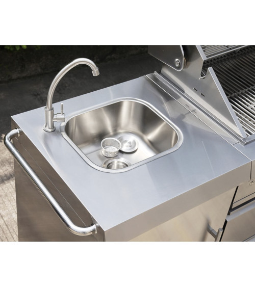 Cucina da esterno BBQ Élio - 243,5 x 60 x H119 cm