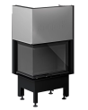 Inserto camino Smart 2LXTh in ceramica nera