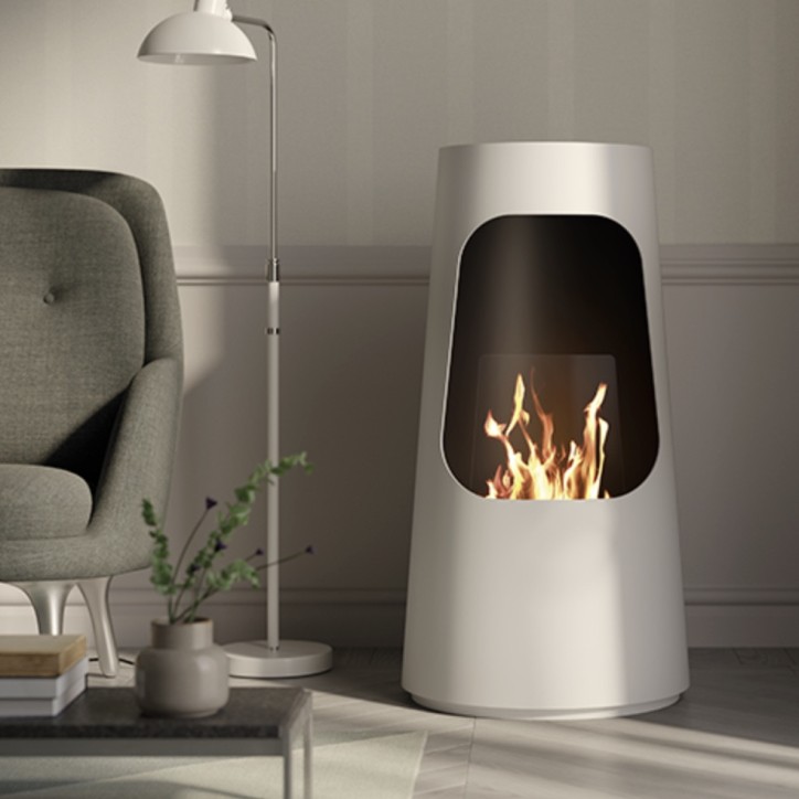 Camino a bioetanolo Dubai Bianco - 2,5 kW