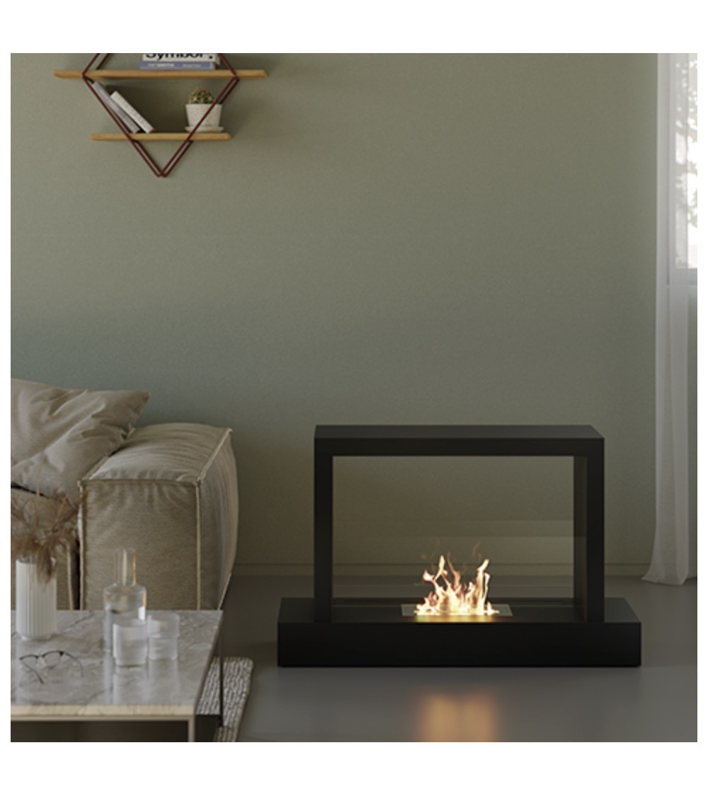 Chéminée bio-éthanol OSAKA 3.0 kw noir