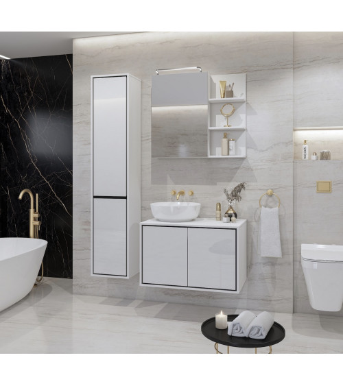Conjunto de baño Irvine Blanco 78x51x48 cm