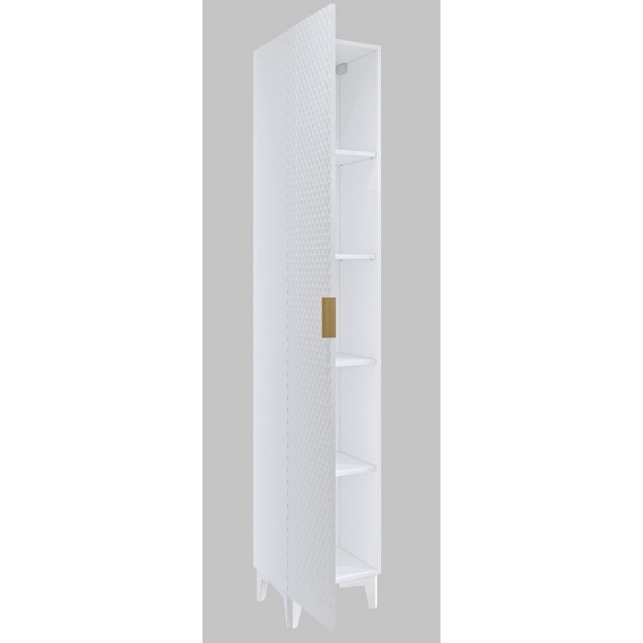 Ensemble de salle de bain Laura Blanc - 80x63x49cm