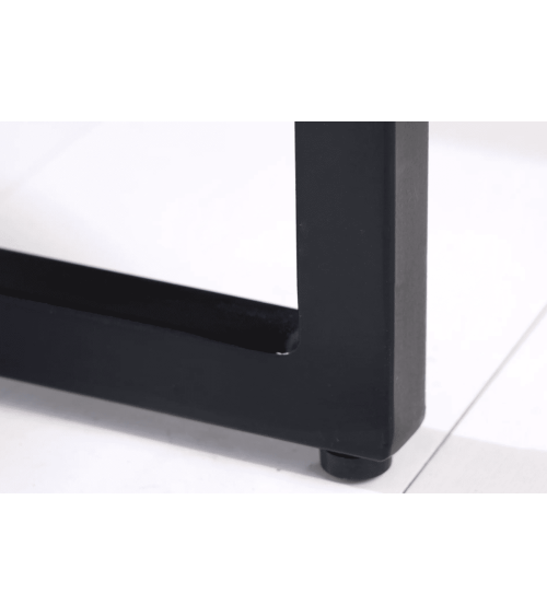 Table basse AMAZONAS 110 cm en bois de manguier et ardoise