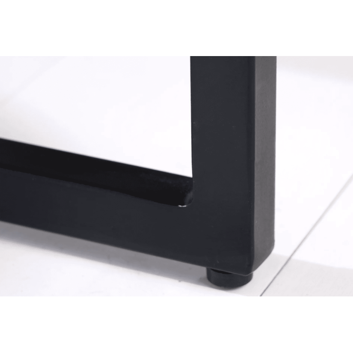 Table basse AMAZONAS 110 cm en bois de manguier et ardoise