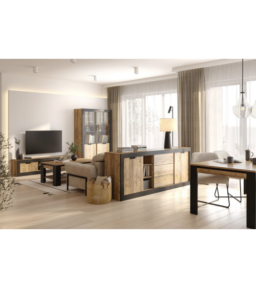 Set completo Tudor - rovere e nero