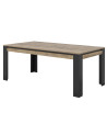 Conjunto completo Tudor - roble y negro