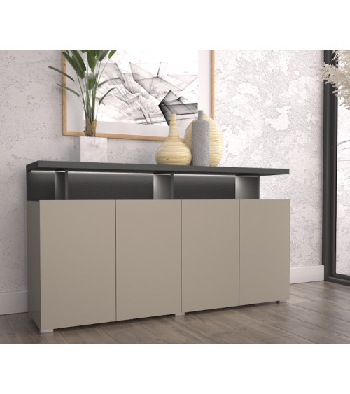 Salotto completo SERIO - beige e nero